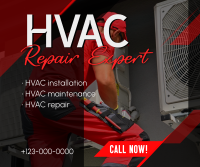 HVAC Repair Expert Facebook Post Design