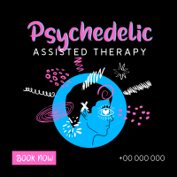 Psychedelic Assisted Therapy Linkedin Post Design