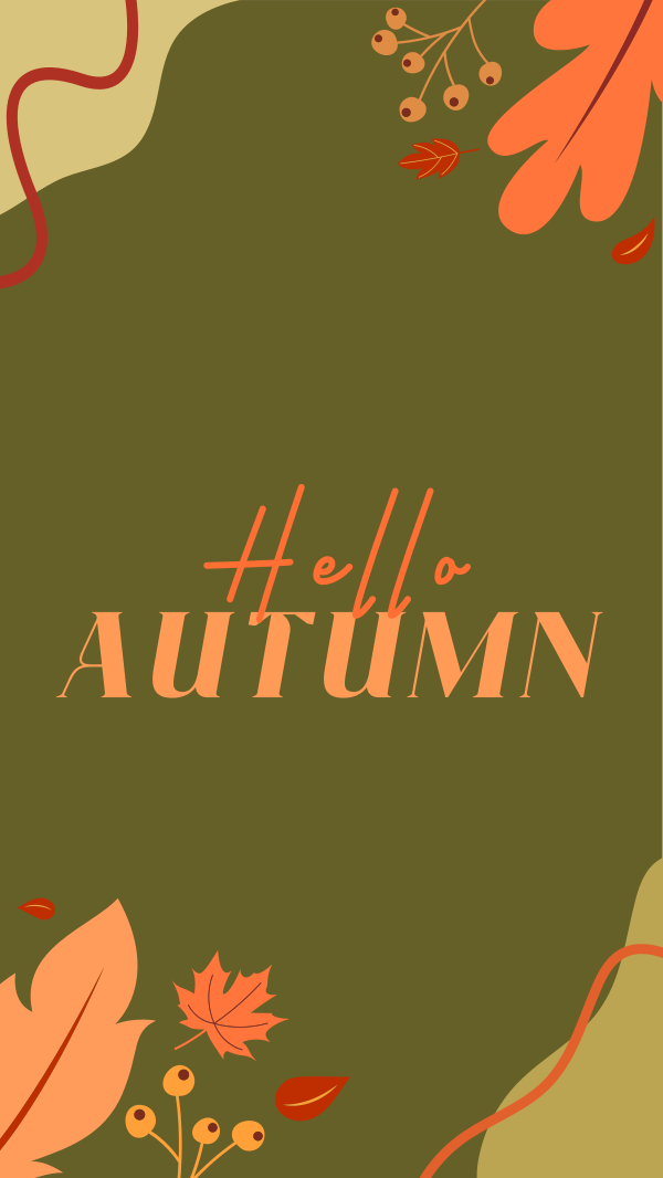 Yo! Ho! Autumn Facebook Story Design