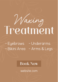 Waxing Salon Flyer Design