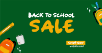 Back to School Sale Facebook Ad Design
