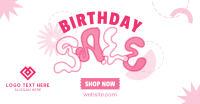 Hippie Birthday Sale Facebook Ad Design