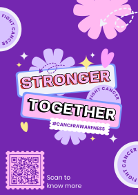 We're Stronger than Cancer Flyer Image Preview
