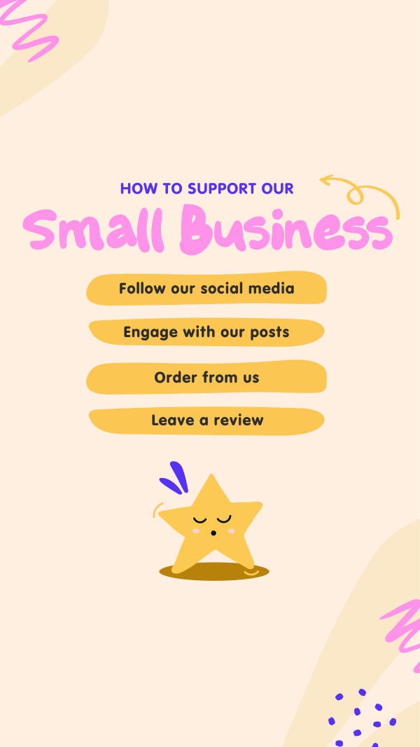 Support Small Business Instagram Story Design Image Preview