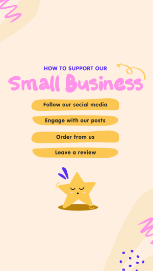Support Small Business Instagram story