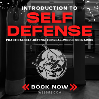 Intro to Self Defense Instagram Post Design