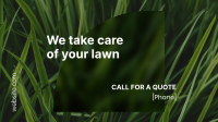 Lawn Care Service Facebook Event Cover Design