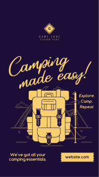 Camping made easy Instagram Reel Image Preview