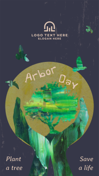 Creative Arbor Day TikTok video Image Preview