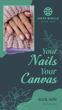 Nail Canvas Salon  Facebook Story Image Preview