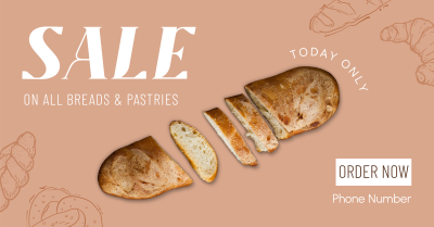 Bakery Sale Facebook ad Image Preview