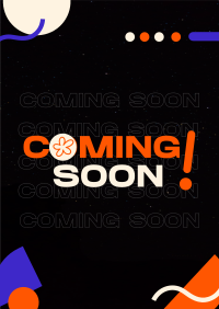 Modern Coming Soon Poster Design