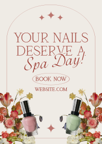 Floral Nail Services Poster Image Preview