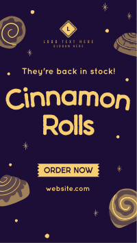 Quirky Cinnamon Rolls YouTube short Image Preview