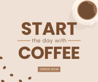 Morning Coffee Facebook Post Design