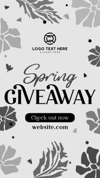 Spring Giveaway Flowers Facebook story Image Preview