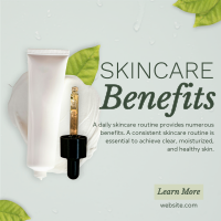 Skincare Benefits Organic Instagram post Image Preview