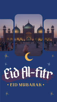 Modern Eid Al Fitr Instagram reel Image Preview