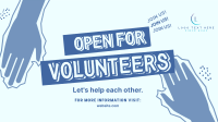 Volunteer Helping Hands Facebook event cover Image Preview