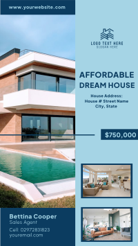 Affordable Dream House Facebook Story