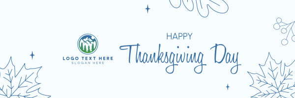 Beautiful Thanksgiving Twitter Header Design Image Preview