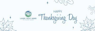 Beautiful Thanksgiving Twitter header (cover) Image Preview