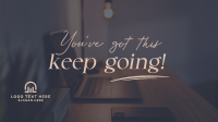 Keep Going Motivational Quote Video Image Preview