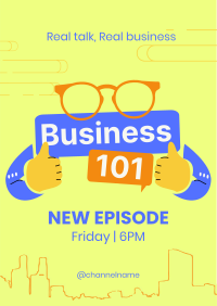 Business Podcast Poster Preview