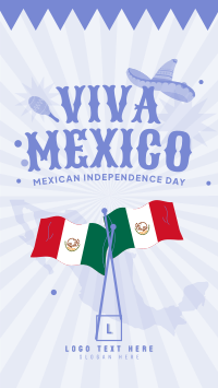 Mexican Independence Facebook Story Design