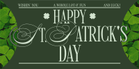 Modern Nostalgia St. Patrick's Day Greeting Twitter post Image Preview