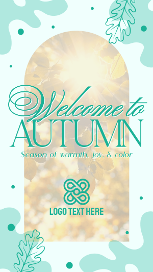 Hello Autumn Facebook story Image Preview
