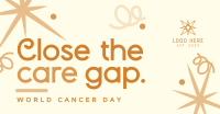 Swirls and Dots World Cancer Day Facebook ad Image Preview