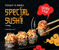 Special Sushi Facebook Post Design