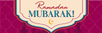 Ramadan Temple Greeting Twitter header (cover) Image Preview