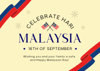 Hari Malaysia Postcard Image Preview