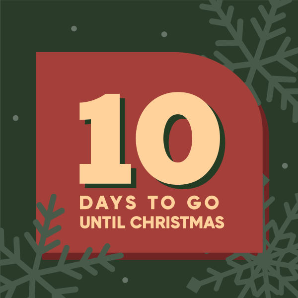Merry Christmas Countdown Instagram Post Design Image Preview