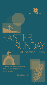 Modern Easter Holy Week Instagram Story Design