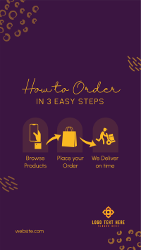 Easy Order Guide Instagram story Image Preview