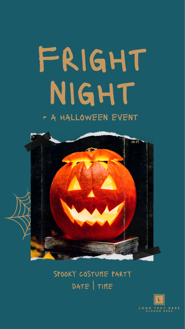 Fright Night Party Instagram Story Design Image Preview