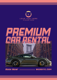 Luxury Car Rental Poster Design