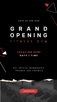 Fitness Gym Grand Opening Facebook story Image Preview