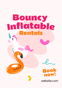 Bouncy Inflatables Flyer Design