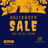 Spooky Midnight Sale Instagram post Image Preview