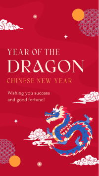 Year Of The Dragon YouTube Short Design