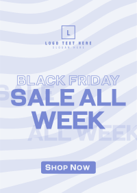 Pattern Black Friday Flyer Image Preview