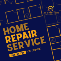 Home Repair Professional Instagram Post Design