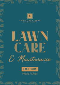 A Lawn Time Ago Flyer Design