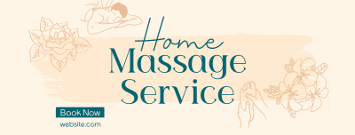 Home Massage Service Facebook cover Image Preview