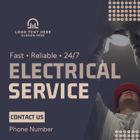 Handyman Electrical Service Instagram post Image Preview