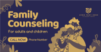 Quirky Family Counseling Service Facebook Ad Design